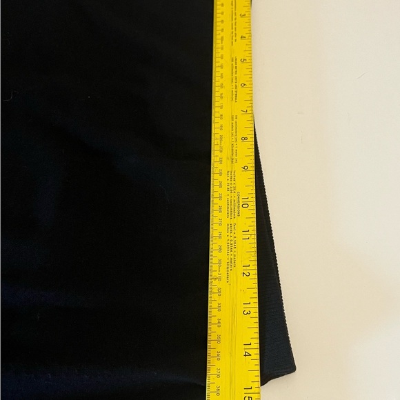 Eileen Fisher Womens Black Midi Skirt Size PM Petite 100% Wool Pull On Knit - Picture 6 of 7